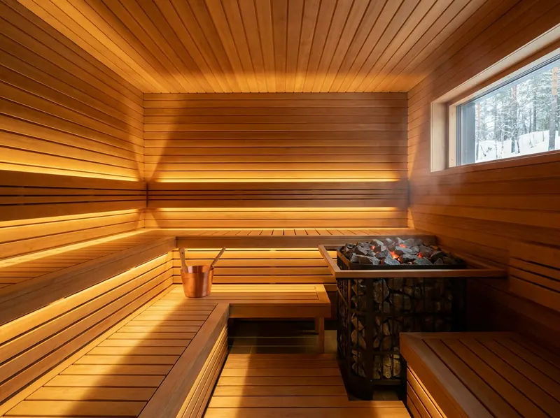 Sauna zona recovery klub padel